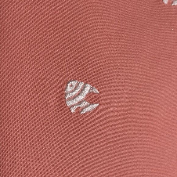 Talbots Women Cotton Spandex Shorts ResortWear VacationBeach Embroidered Fish 14 - Picture 9 of 11